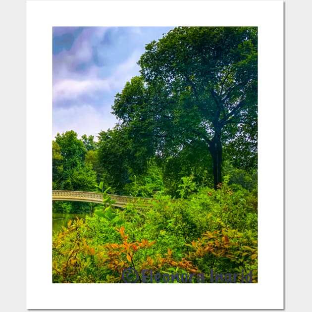 Bow Bridge Central Park Manhattan NYC Wall Art by eleonoraingrid